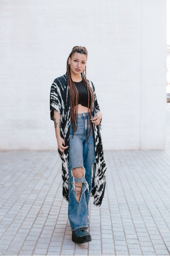 Chaqueta Tie-Dye Cielo Libre Transgresivo