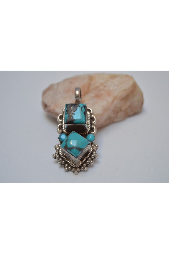 Colgante Turquesa Fukuoka ancestral