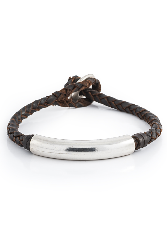 Pulsera Cuero Zamak Aquiles