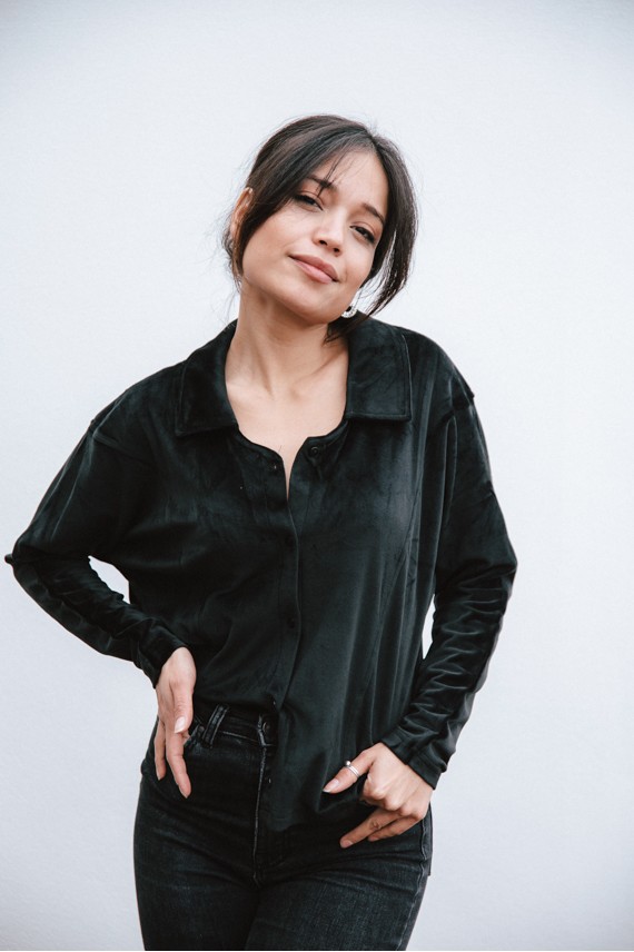 Sobrecamisa terciopelo Lucía Sobrecamisa terciopelo Lucía