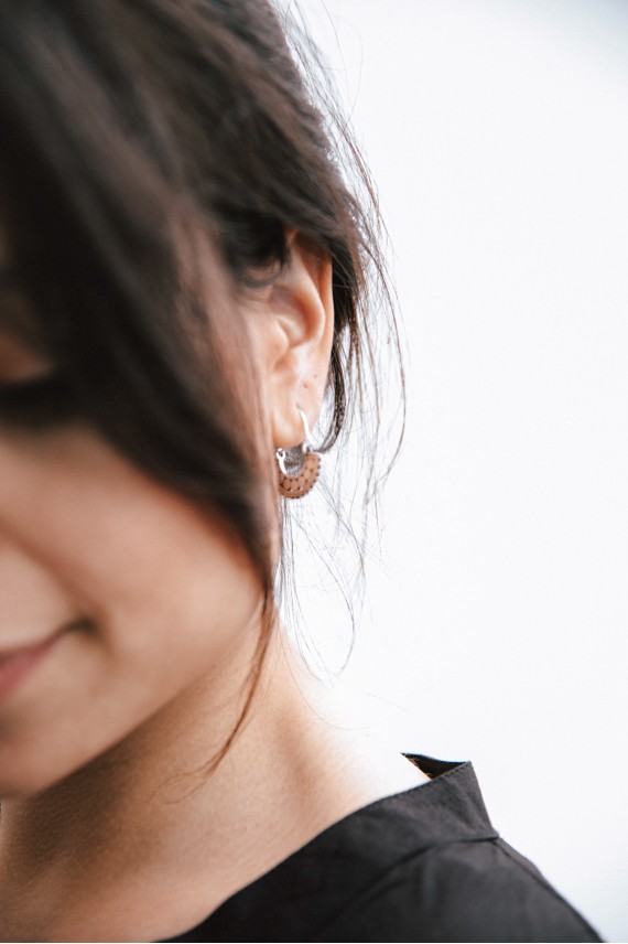 Pendientes aro Olivia Cooke