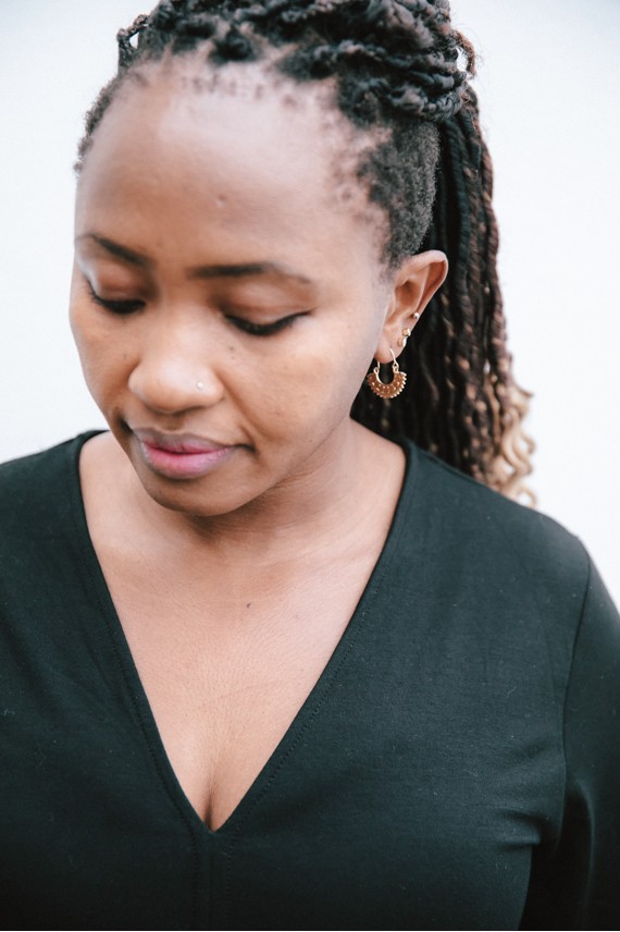 Pendientes aro Olivia Cooke