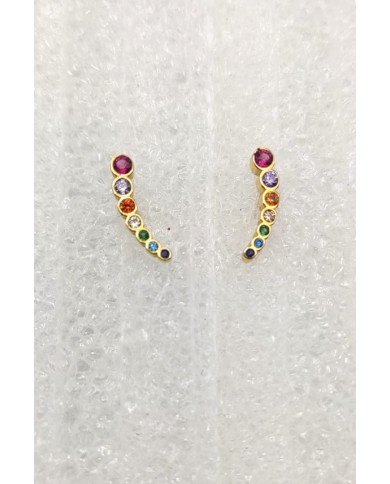 Pendientes plata Fugaz