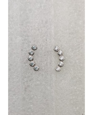 Pendientes plata Diana