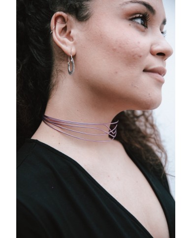 Chóker Amelia aluminio Chóker Amelia aluminio