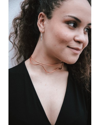 Chóker Gamora aluminio ondas Chóker Gamora aluminio ondas