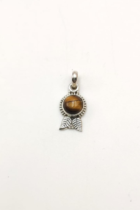 Colgante plata Amapola