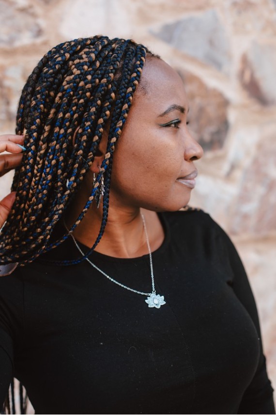 Collar Flor de Loto Armonía Blanca