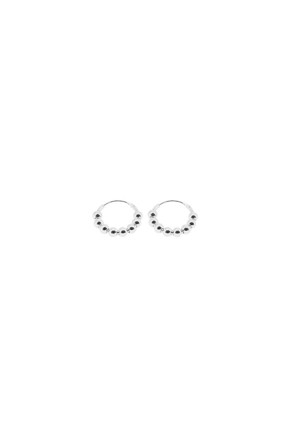Aros Plata Bolitas Luna de Oriente Aros Plata Bolitas Luna de Oriente