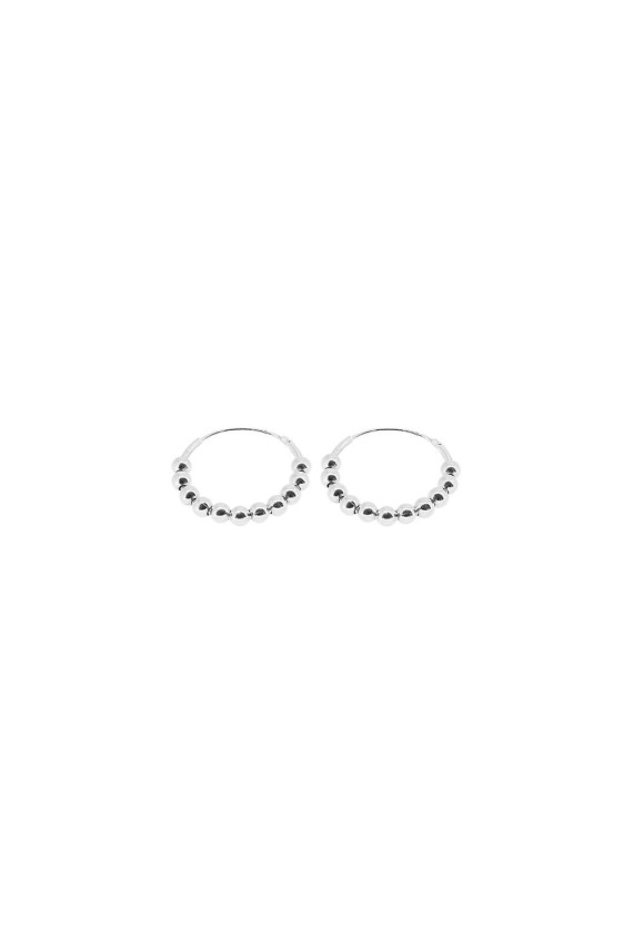 Aros Plata Bolitas Luna de Oriente Aros Plata Bolitas Luna de Oriente