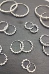 Aros Plata Bolitas Luna de Oriente Aros Plata Bolitas Luna de Oriente