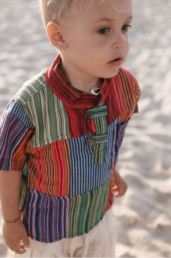 Camisa Nepal Patchwork Camisa Nepal Patchwork