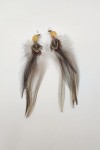 Pendientes pluma Amoroso