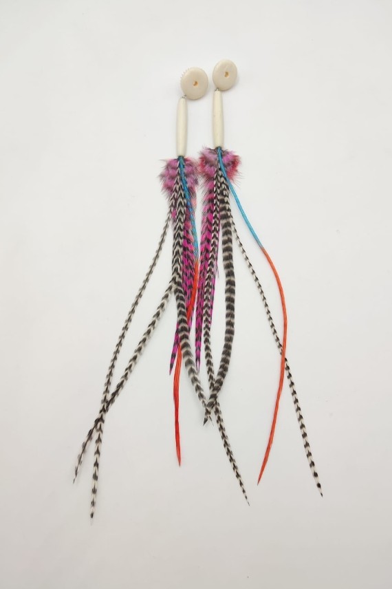 Pendientes pluma Amantis Pendientes pluma Amantis