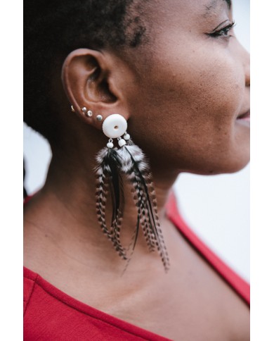 Pendientes pluma Kiram Pendientes pluma Kiram