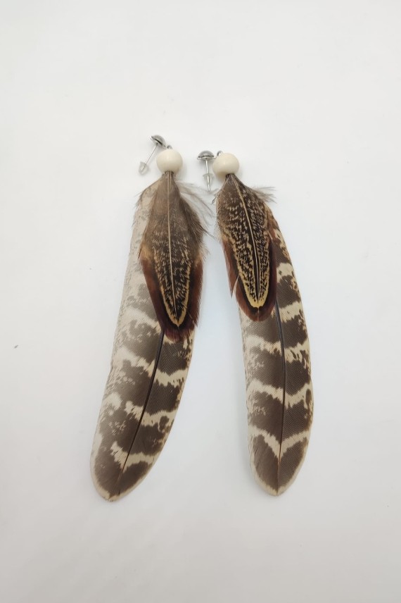 Pendientes pluma Romea Pendientes pluma Romea