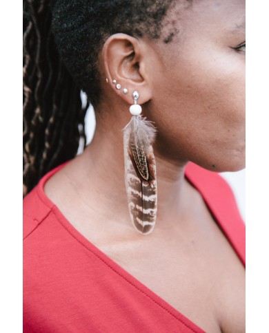 Pendientes pluma Romea