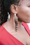 Pendientes pluma Amantis Pendientes pluma Amantis