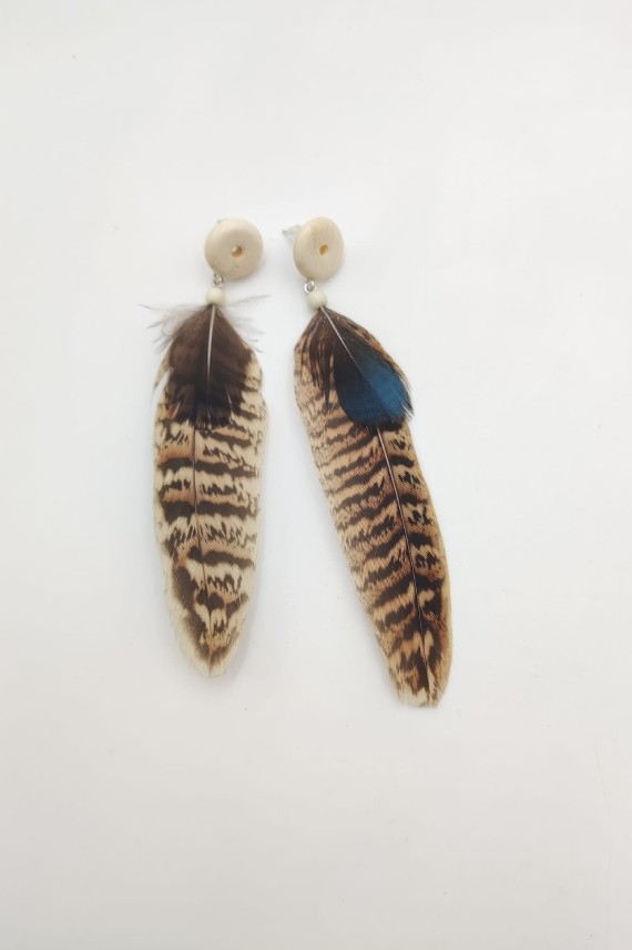 Pendientes pluma Alma Pendientes pluma Alma