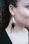 Pendientes pluma Akono