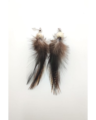 Pendientes pluma Life Pendientes pluma Life