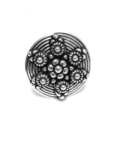 Anillo Sheffield Flor Repujada Anillo Sheffield Flor Repujada