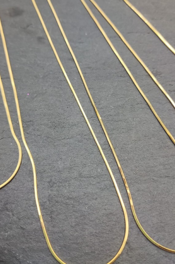 Gargantilla cadena Serpent gold