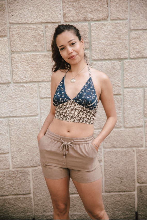 Pantalón corto Brisa Lino y algodón Pantalón corto Brisa Lino y algodón