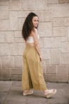 Pantalón Brahim mostaza Palazzo