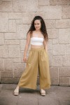 Pantalón Brahim mostaza Palazzo