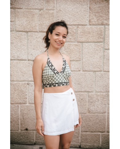 Pantalón Corto Panel Frontal