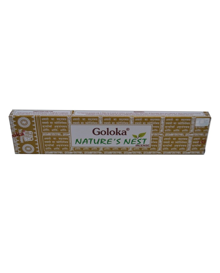 Goloka Nature's Meditation - Varitas de incienso de 15 gms - 12 paquetes
