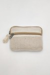 Monedero Algodón Chevrons Doble Cremallera