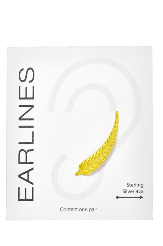 Pendientes trepador plata Hoja Pendientes trepador plata Hoja