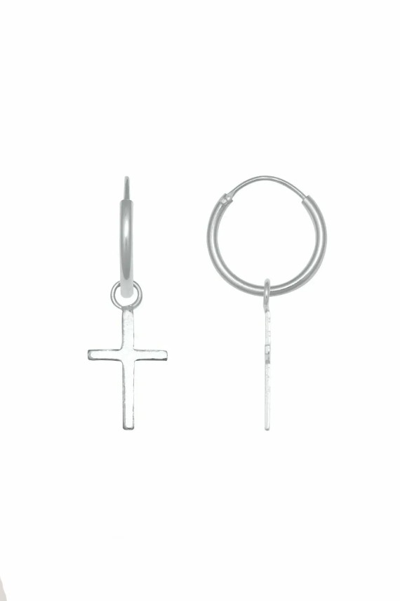 Aro plata Cruz Cedric
