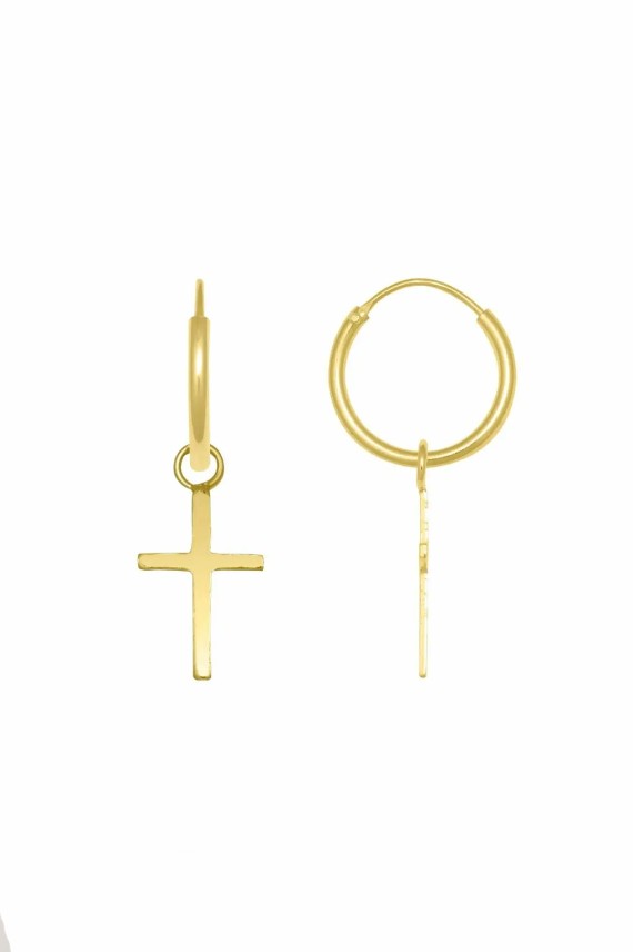 Aro plata Cruz Cedric