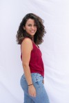 Top Viscosa Bordado Floralis