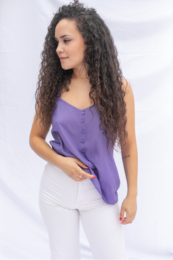 Camiseta Viscosa Button