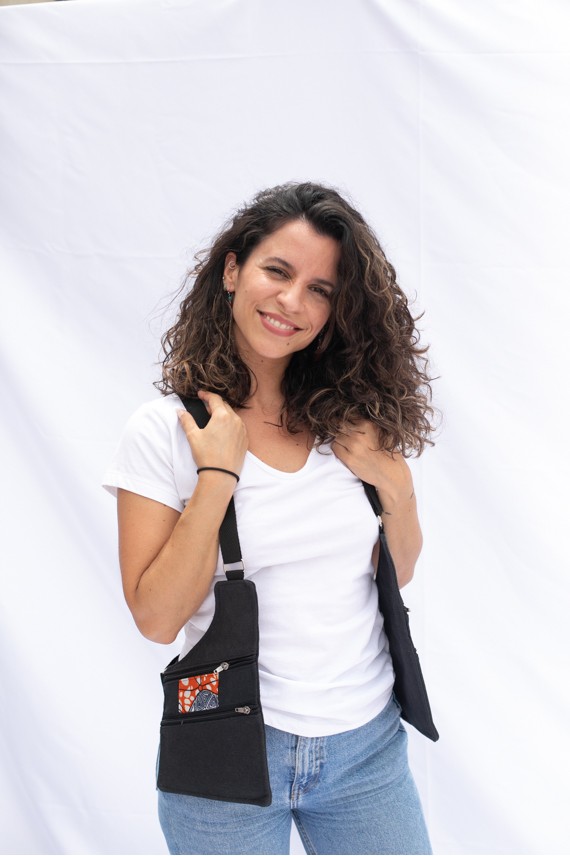 Alforja Loneta Meio Alforja Loneta Meio