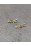 Pendientes trepador plata círculos Pendientes trepador plata círculos