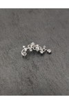 Pendientes trepador plata flecha Pendientes trepador plata flecha