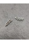 Pendientes trepador plata círculos Pendientes trepador plata círculos