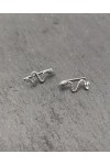 Pendientes trepador Serpiente Plata Pendientes trepador Serpiente Plata