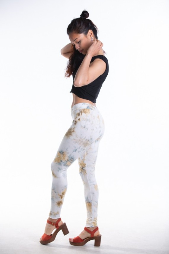 Leggins Tye Die Blanco