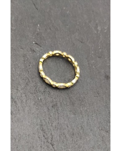 Anillo de boda marquesas blanco