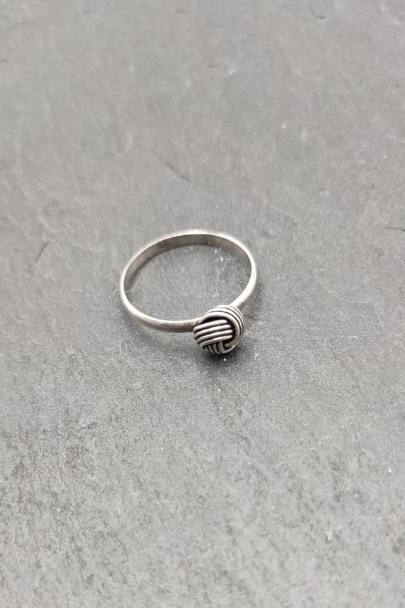 Anillo plata Nudo africano