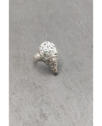 Anillo plata Gota Floral