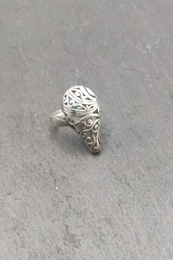 Anillo plata Gota Floral