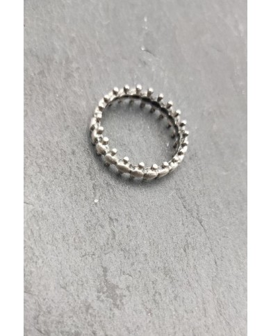 Anillo plata Bolas simétricas