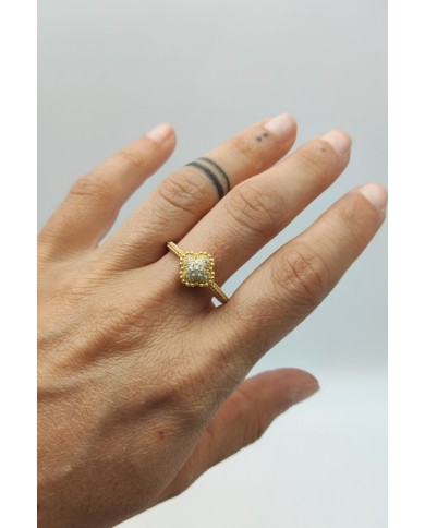 Anillo Oro y diamantes compromiso